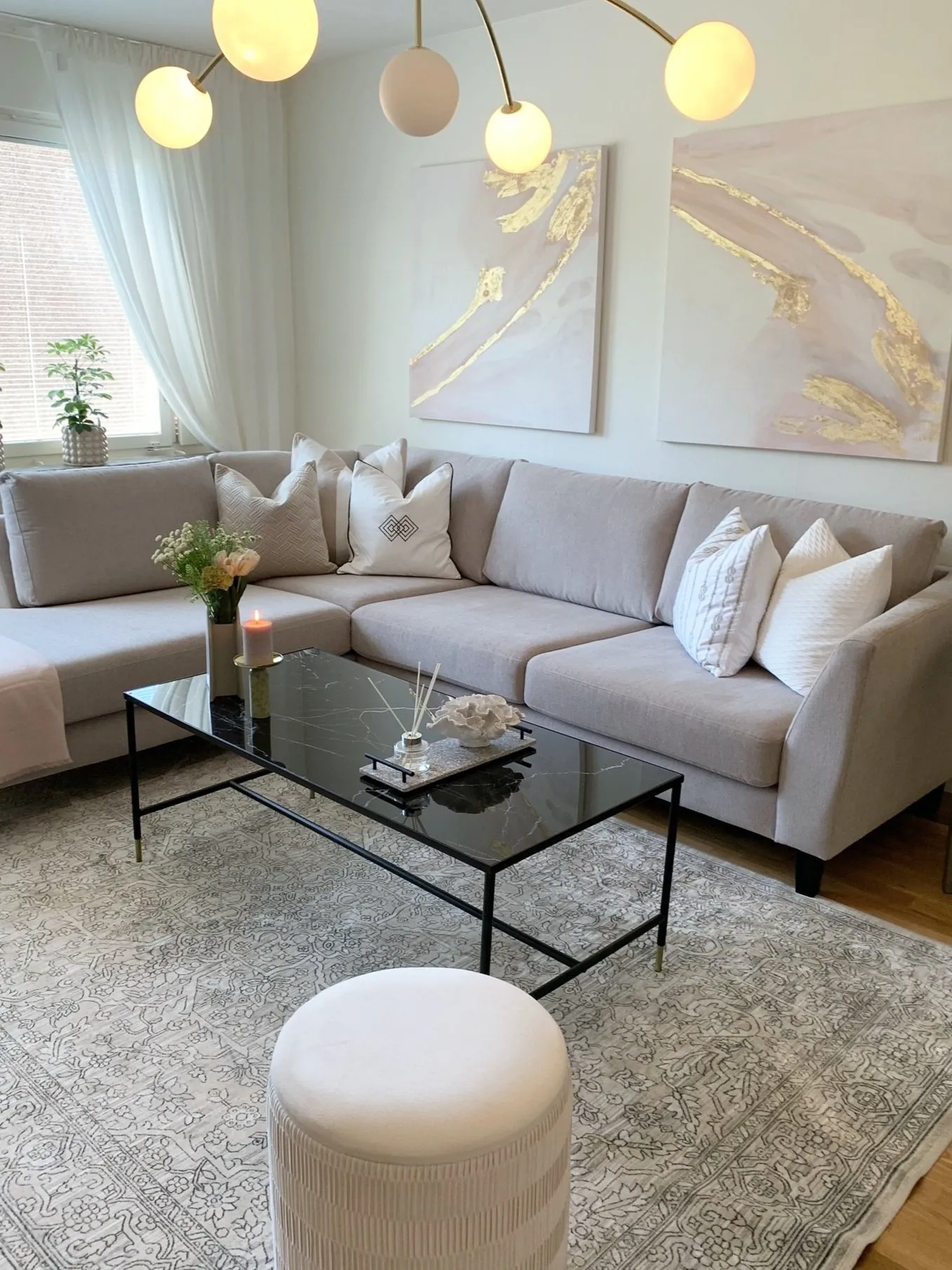 Sitting room adjacent to the renovated bathroom suite